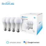 Pachet 4 becuri inteligente Wi-Fi BroadLink FastCon dimabil, E27, 6.5W, Compatibil Amazon Alexa, Google Home, Control de pe telefonul mobil - imagine 4