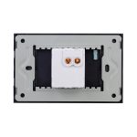 Intrerupator cu Revenire (Sonerie) Mecanic LUXION cu Rama din Sticla, Standard Italian, 3M - imagine 4