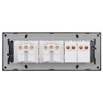 Intrerupator Dublu + 2 Prize cu Rama din Sticla LUXION, Standard Italian, 6M - imagine 4