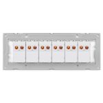 Intrerupator Mecanic 6 Posturi LUXION cu Rama din Sticla, Standard Italian, 6M - imagine 4