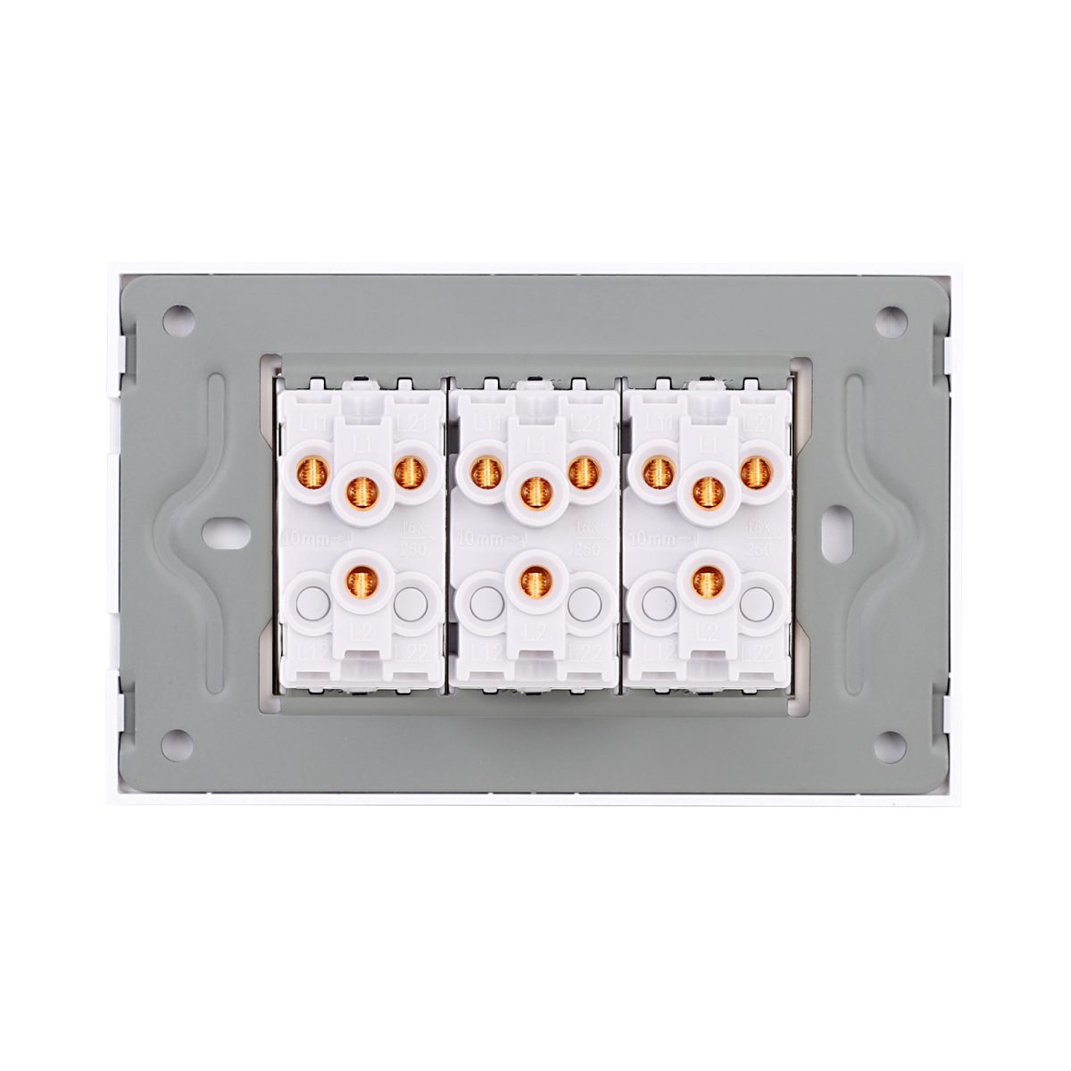 Intrerupator Mecanic 6 Posturi LUXION cu Rama din Sticla, Standard Italian, 3M - imagine 4