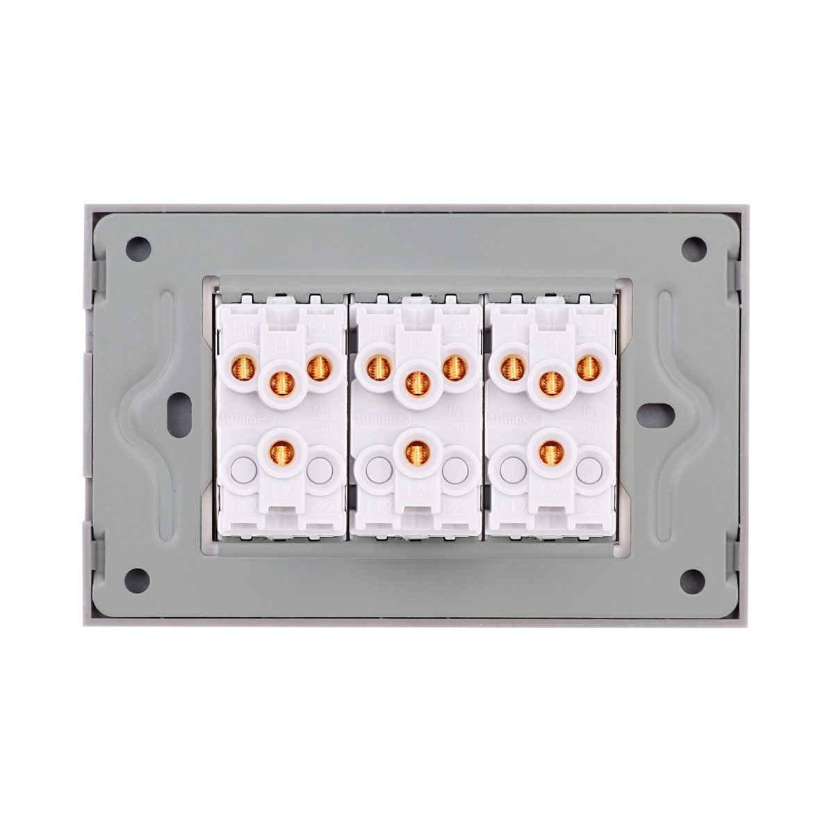 Intrerupator Mecanic 6 Posturi LUXION cu Rama din Sticla, Standard Italian, 3M - imagine 4