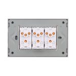 Intrerupator Mecanic 6 Posturi LUXION cu Rama din Sticla, Standard Italian, 3M - imagine 4