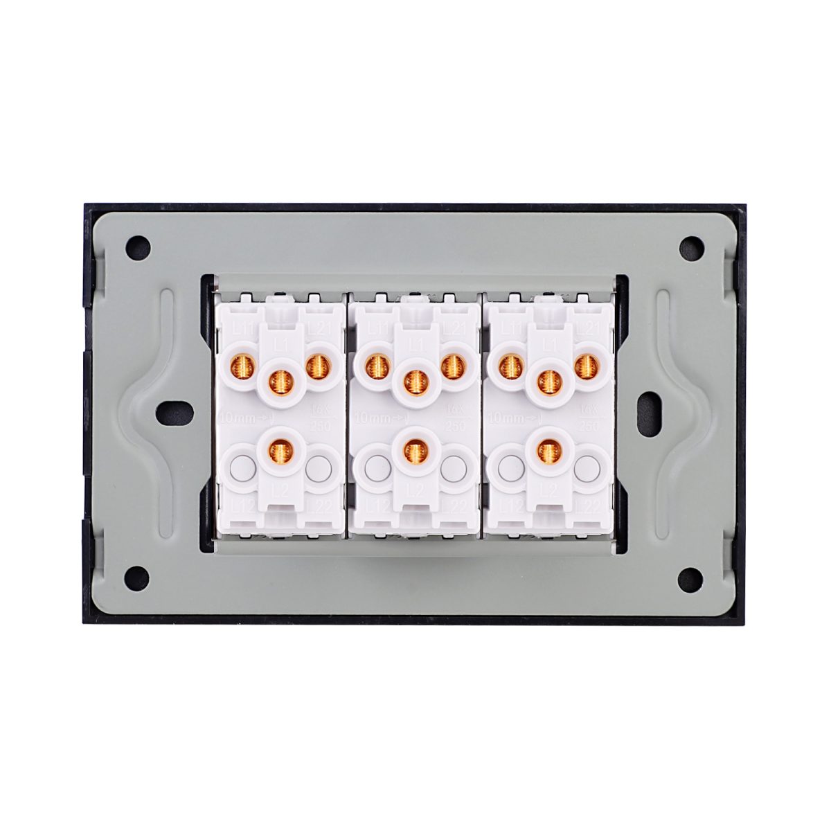 Intrerupator Mecanic 6 Posturi LUXION cu Rama din Sticla, Standard Italian, 3M - imagine 4