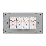 Intrerupator Mecanic 8 Posturi LUXION cu Rama din Sticla, Standard Italian, 4M - imagine 4