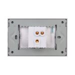 Intrerupator Simplu Cap Scara Mecanic LUXION cu Rama din Sticla, Standard Italian, 3M - imagine 4