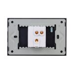 Intrerupator Simplu Cap Scara Mecanic LUXION cu Rama din Sticla, Standard Italian, 3M - imagine 4