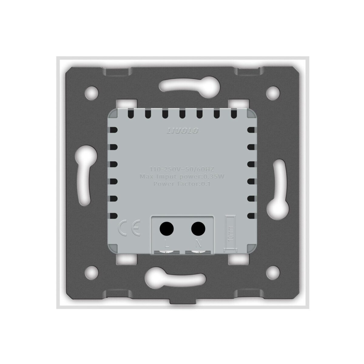 Lampa de veghe LED Livolo cu rama din sticla, Senzor miscare incorporat - imagine 4