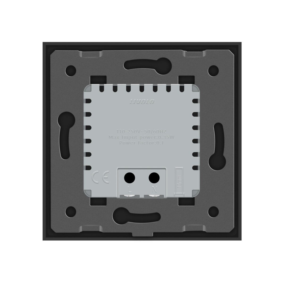 Lampa de veghe LED Livolo cu rama din sticla, Senzor miscare incorporat - imagine 4