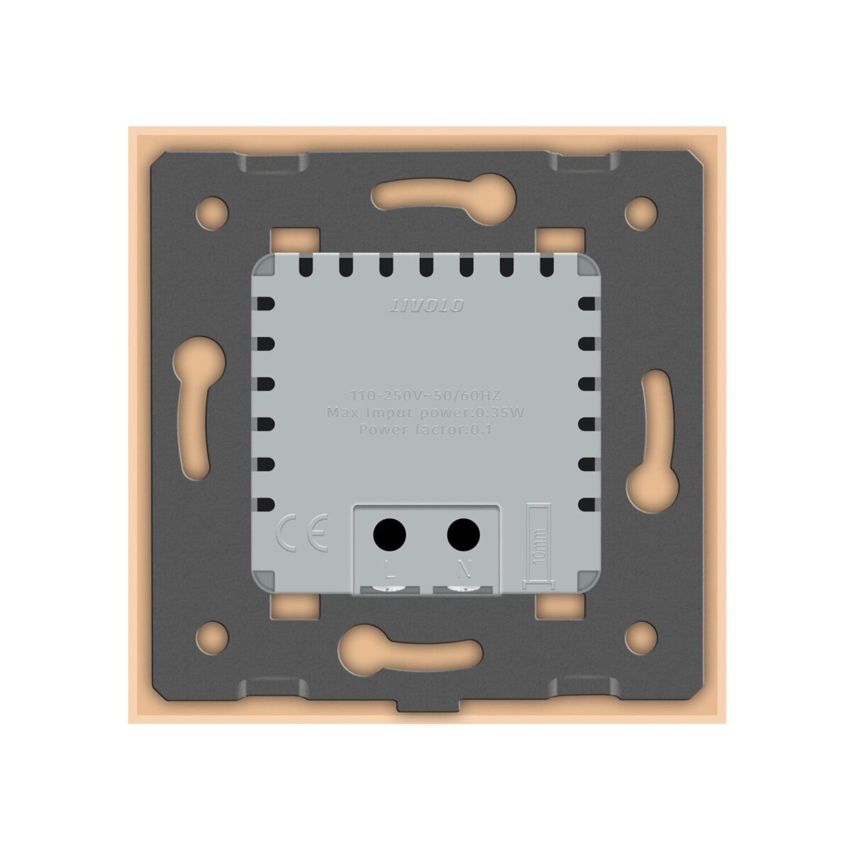 Lampa de veghe LED Livolo cu rama din sticla, Senzor miscare incorporat - imagine 4