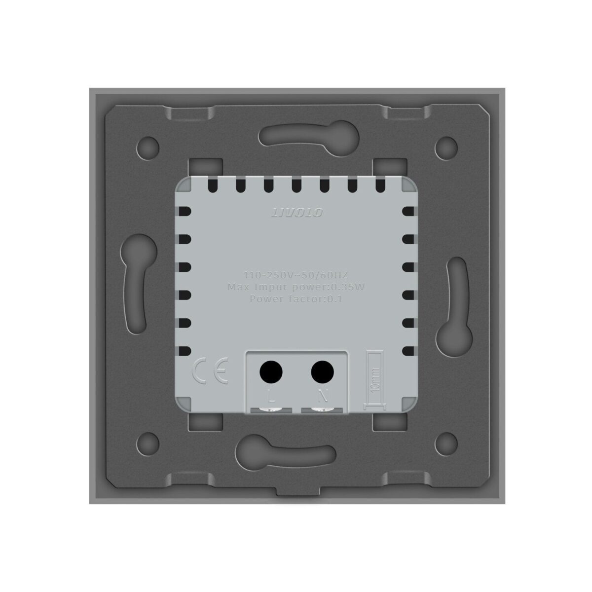 Lampa de veghe LED Livolo cu rama din sticla, Senzor miscare incorporat - imagine 4