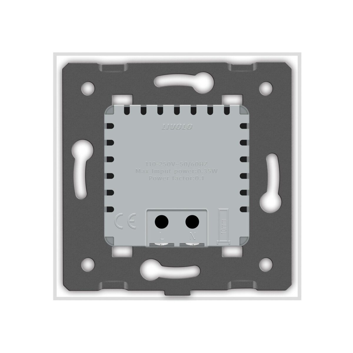 Lampa de veghe LED Livolo cu rama din sticla - imagine 4