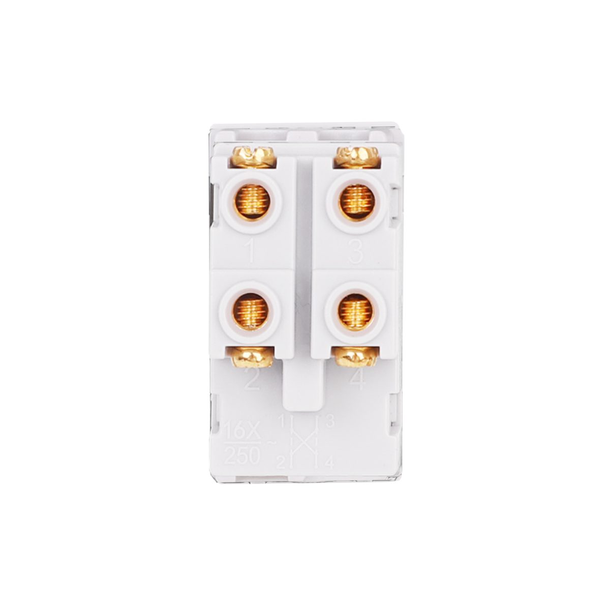 Modul Intrerupator Simplu Cap-Cruce Mecanic 1M LUXION, Standard Italian - imagine 4