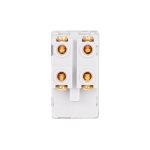 Modul Intrerupator Simplu Cap-Cruce Mecanic 1M LUXION, Standard Italian - imagine 4