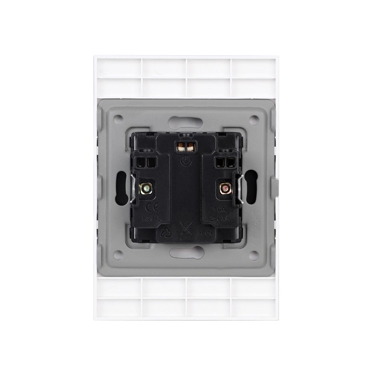 Priza Dubla cu Rama din Sticla LUXION Pentru Doza Simpla - imagine 3