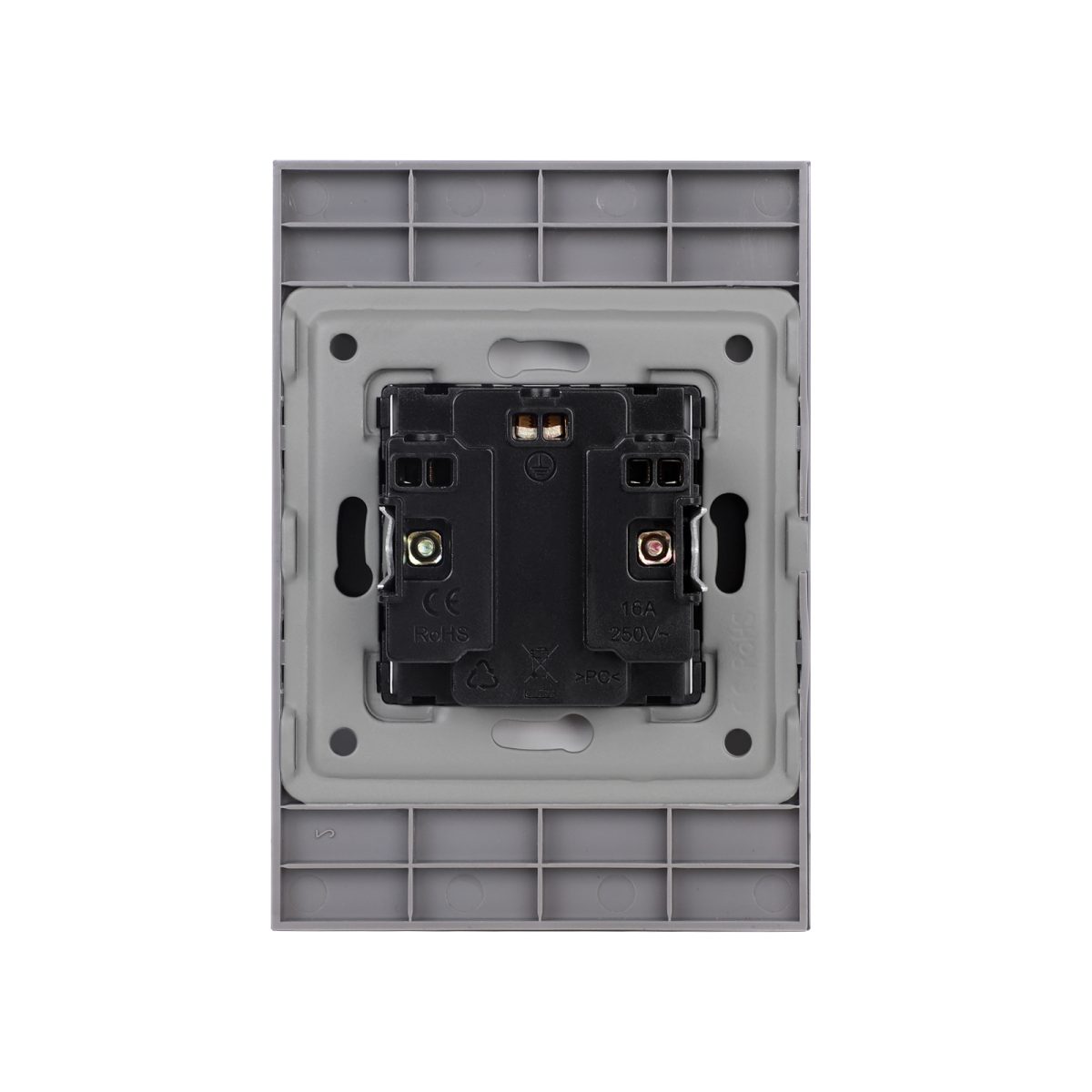 Priza Dubla cu Rama din Sticla LUXION Pentru Doza Simpla - imagine 3