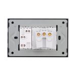 Priza Schuko + Universala Italiana cu Rama din Sticla LUXION, Standard Italian, 3M - imagine 4