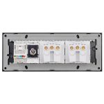 Priza Dubla Schuko + TV + Internet cu Rama din Sticla LUXION, Standard Italian, 6M - imagine 4