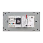 Priza Ingusta + Dubla USB + TV + Internet cu Rama Din Sticla LUXION, Standard Italian, 4M - imagine 4