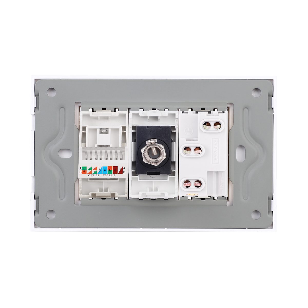 Priza Ingusta + TV + Internet cu Rama din Sticla LUXION, Standard Italian, 3M - imagine 4