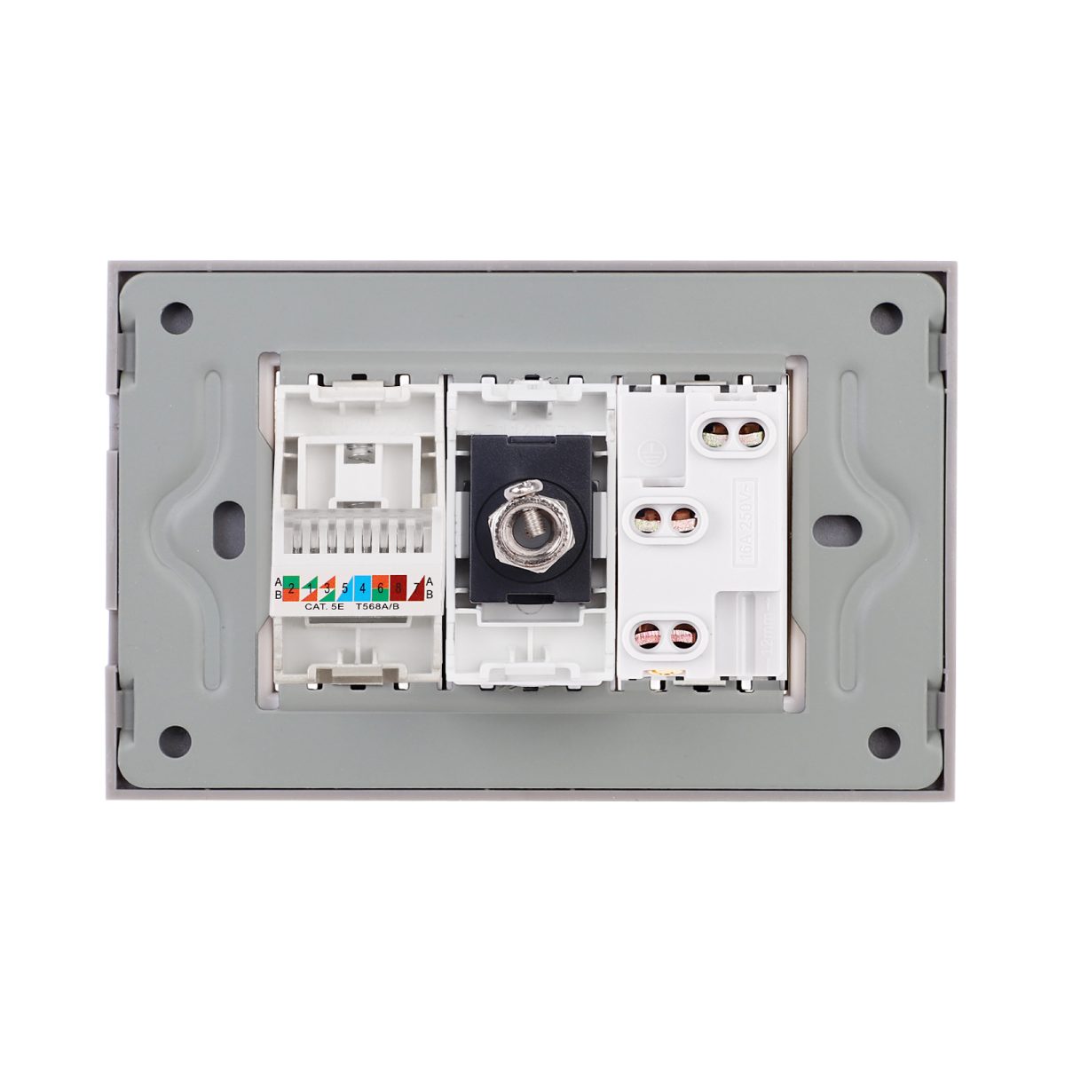 Priza Ingusta + TV + Internet cu Rama din Sticla LUXION, Standard Italian, 3M - imagine 4