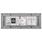 Priza Schuko + Ingusta + Dubla USB + TV + Internet cu Rama Din Sticla LUXION, Standard Italian, 6M - imagine 4