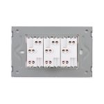 Priza Tripla cu Rama din Sticla LUXION, Standard Italian, 3M - imagine 4