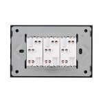 Priza Tripla cu Rama din Sticla LUXION, Standard Italian, 3M - imagine 4