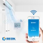 Termostat cu fir pentru aer conditionat BeOk TDS21WIFI-AC2, Control de pe telefonul mobil, Compatibil cu sisteme HVAC - imagine 5