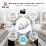 Priza inteligenta RedSun Wi-Fi cu monitorizare de energie si indicator led, Control de pe telefonul mobil - imagine 5