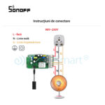 Senzor de temperatura rezistent la apa Sonoff - imagine 4