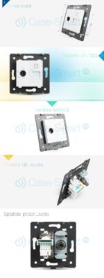 Priza dubla TV + telefon Livolo - imagine 2