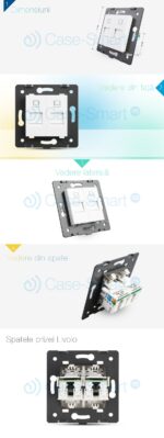 Priza dubla internet Livolo - imagine 2