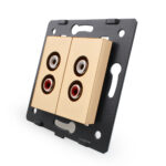 Priza dubla audio Livolo