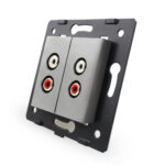 Priza dubla audio Livolo