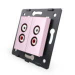 Priza dubla audio Livolo