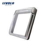 Capac de protectie rezistent la apa pentru prizele din sticla Livolo
