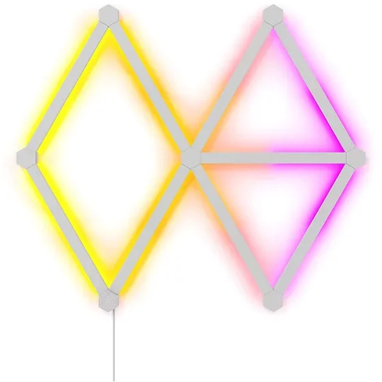 ezgifcom-webp-to-jpg.jpg Kit 9 panouri luminoase Nanoleaf Lines Starter Kit, Wi-Fi, Senzor muzica, Control vocal - imagine 1