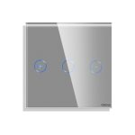 Panou Intrerupator Variator cu Touch Mini din Sticla LUXION