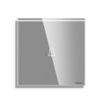 Panou Buton Sonerie cu Touch Mini din Sticla LUXION