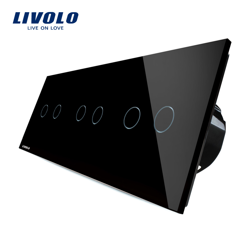 intrerupator-dublu-sase-pozitii-negru-livolo.jpg Intrerupator dublu+dublu+dublu cu touch Livolo din sticla - imagine 1