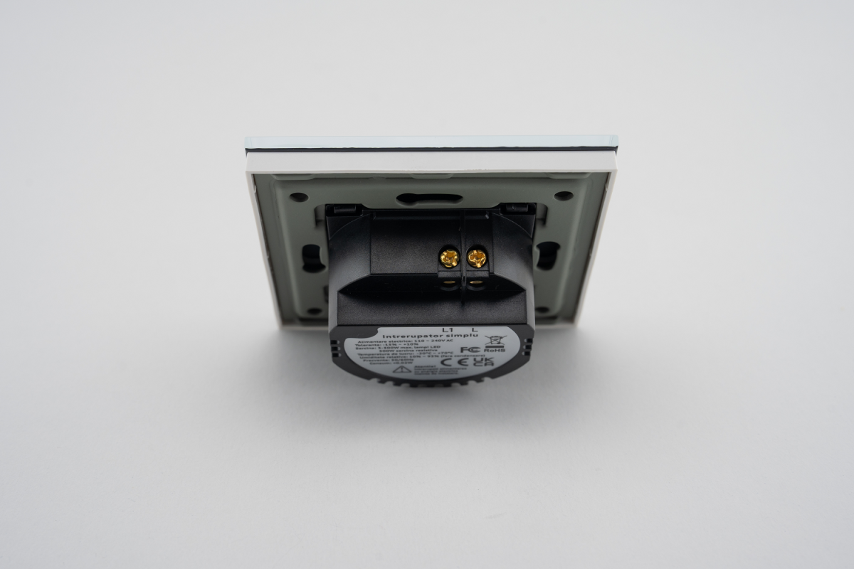 Intrerupator Simplu cu Touch din Sticla LUXION, 500W - imagine 8