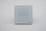 Intrerupator Triplu cu Touch din Sticla LUXION - imagine 5