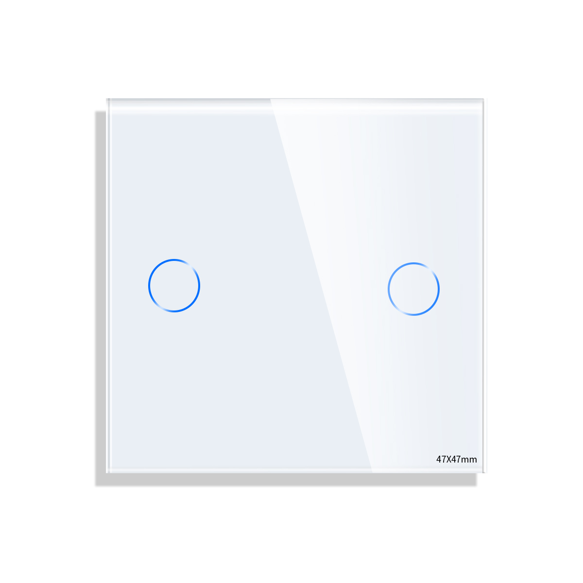 mini-uveg-panel-13.jpg Panou Intrerupator Dublu cu Touch Mini din Sticla LUXION - imagine 1