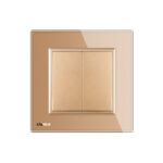 Priza blank/goala Livolo cu rama din sticla - imagine 2