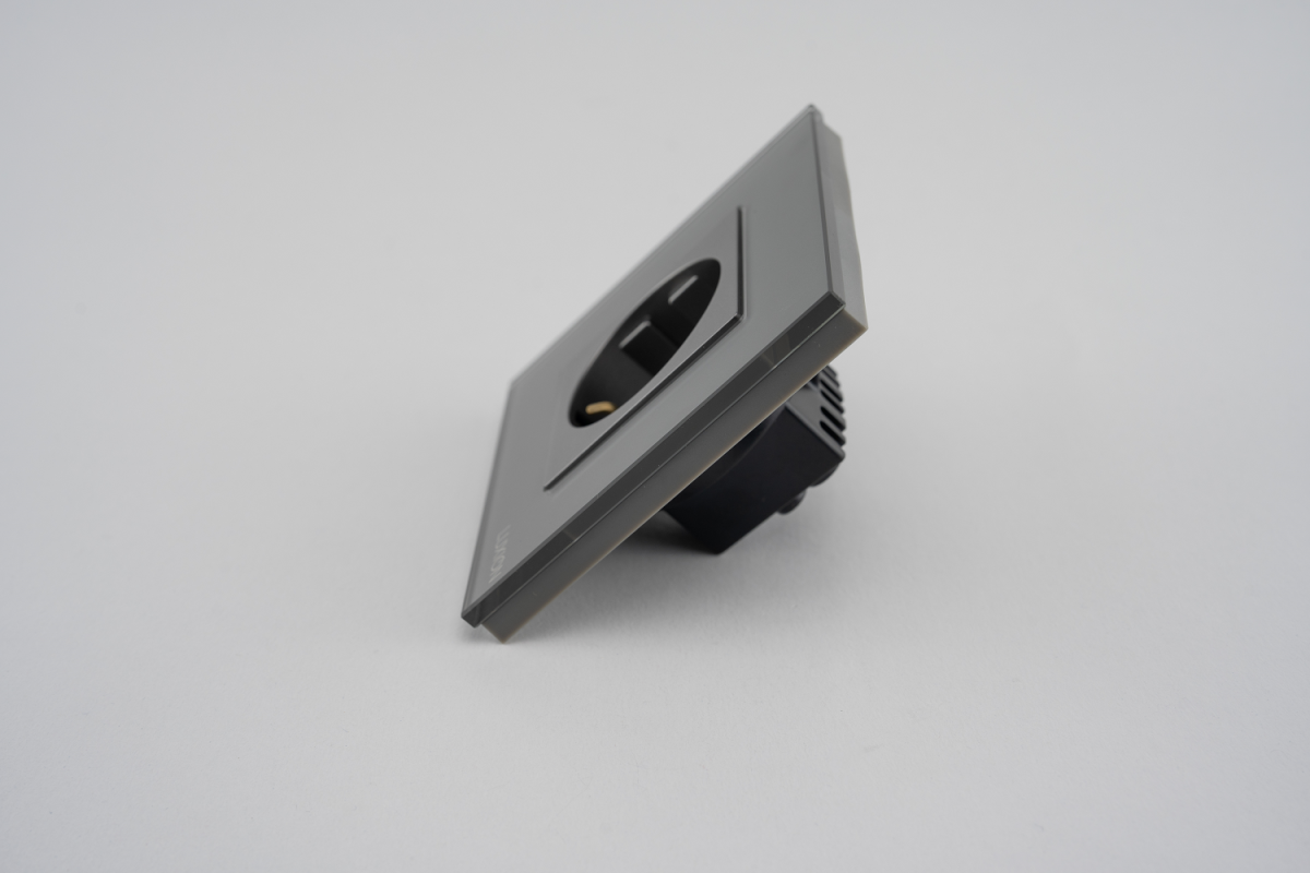 Priza Simpla LUXION cu Rama din Sticla - imagine 7