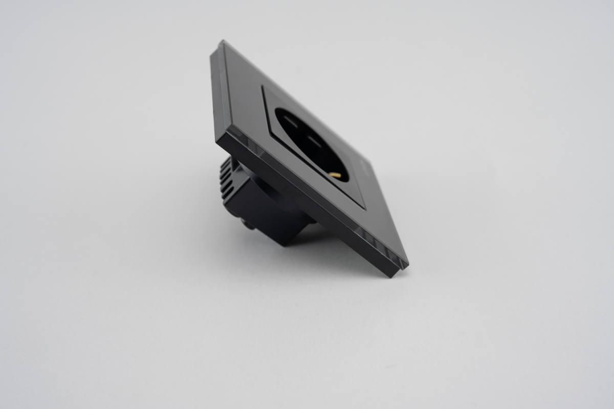 Priza Simpla LUXION cu Rama din Sticla - imagine 6