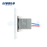 Priza USB Livolo cu rama din sticla - imagine 3