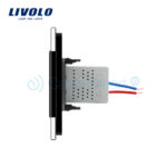 Priza USB Livolo cu rama din sticla - imagine 4