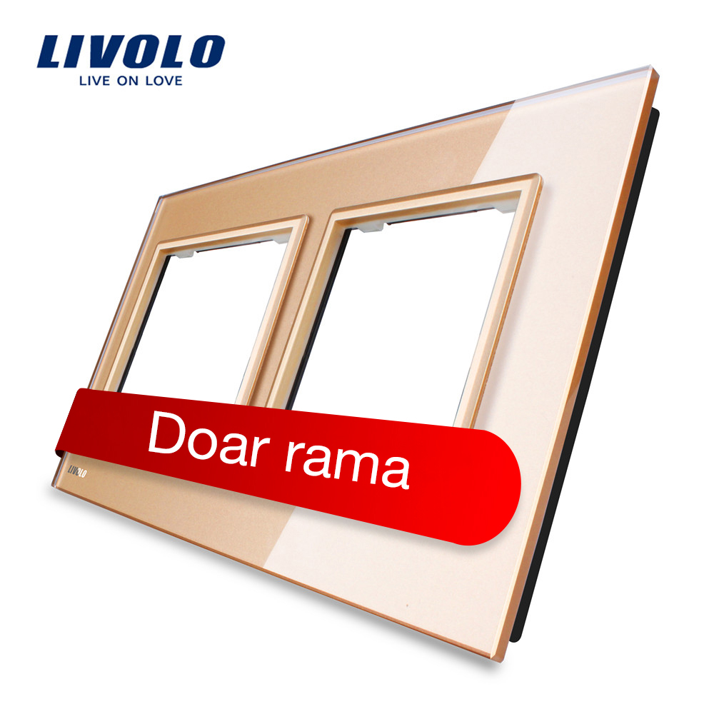 rama-auriu-dubla-din-sticla-alba-livolo-pentru-intrerupator-de-perete.jpg Rama priza dubla Livolo din sticla - imagine 1